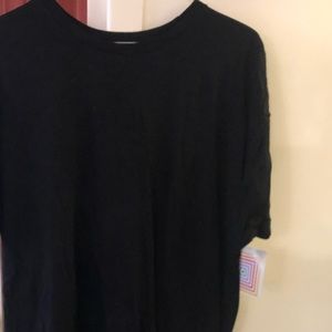 NWT solid black Lularoe Patrick